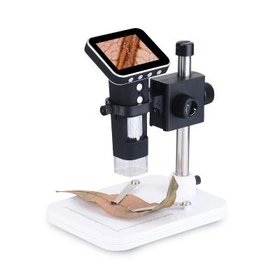 China Education 3.5 Inch Display Magnifier Digital Electron Microscope with LED Light for PCB Motherboard Jewelry 3 in 1 for sale