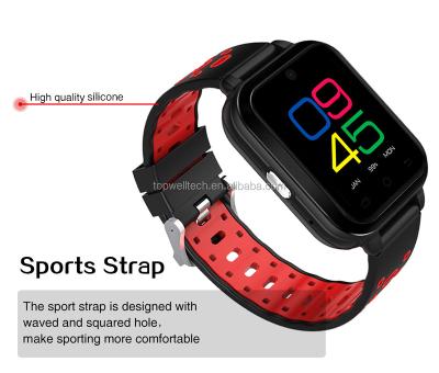 China Build in Android Flash Call 1G RAM 8G ROM GPS WIFI IP67 Cheap Custom Phone 4G Waterproof Smart Watch for sale