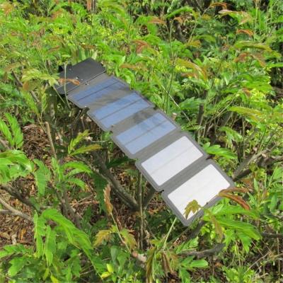 China Solar Panel System Sunpower Folding Solar Cells Charger 5V 2.1A USB Output Portable Appliances Mobile Phone Charger for sale