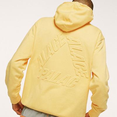 China QYOURECLO Logo Printed Hoodie Men Oversized 3D Pullover 100 Waterproof Custom Heavy Cotton Embossed Hoodies for sale