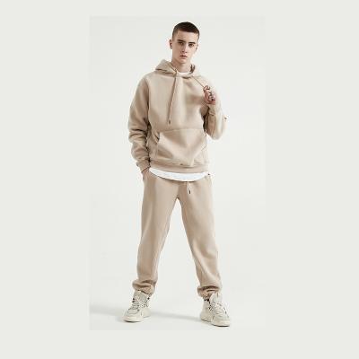 China Viable Custom Copy QYOURE MT14 Unisex Empty 2 Piece Embroidery Sports Jogger Cotton Men Stacked Tracksuit for sale