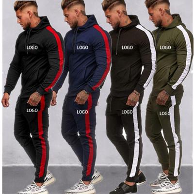 China Wholesale QYOURE MT02 Viable Custom Plain Sportswear Mens Sportswear Gym Jogging Tracksuit Set With Logo for sale