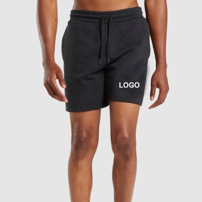 China Custom luxury male gym men's lounge terry loop sweat Anti-wrinkle QYOURECLO logo cotton cotton shorts for sale