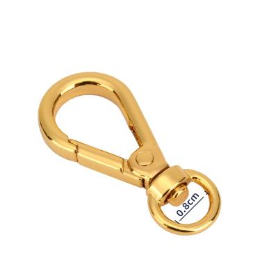 China Garment\jeans\shoes\bags\purse high quality custom made metal rotary swivel buckle cover spring buckle spring metal hook snap bag for sale