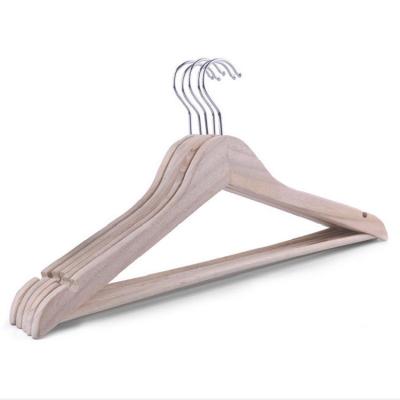 China Behind Doors/On Walls MOQ LOGO Low Wooden Pants Hanger Space Saver Customized Factory Wholesale Good Price Non-slip Wardrobe for sale