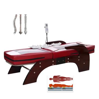 Cina Salon Furniture New Arrival Korea Nugar Best Infrared Jade Stone Heating Therapy Spa Beauty Thermal Massage Bed Manufact in vendita