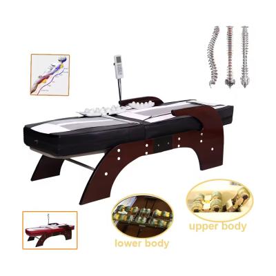 Chine Spine Care Jade Stone Roller Massage Therapy Bed Spa Body Thermal Jade Massage Bed Infrared Massage Bed à vendre