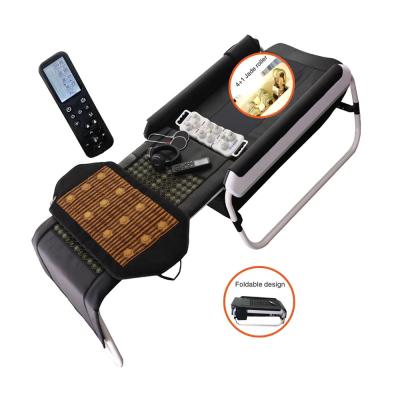 Cina New Trends Chiropractic Spine Therapy Bed Massager Jade Thermal Salon Furniture Infrared Massage Bed in vendita