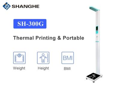 China Medizinische Sprachanleitungs-automatische Höhen-und Gewichts-Maschine, Drucker-elektronische Körpergewicht-Skala zu verkaufen