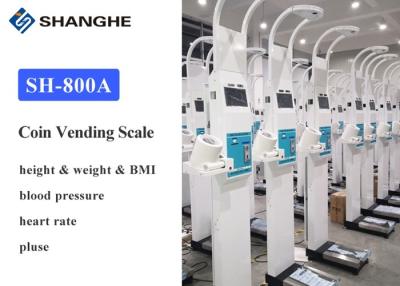 China ultrasonic bmi machine with printer , 20 - 210 cm heart rate measuring machine for sale