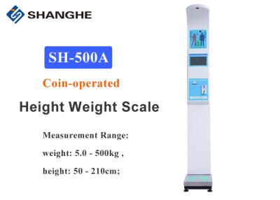 China Coin Operated 10.1'' Smart Bluetooth BMI Scale With Thermal Printer for sale