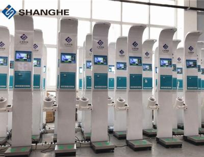 China Hospital Height Weight Measurement Machine Thermal Printing Microcomputer Control for sale