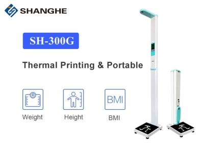 China Faltende BMI-Erwachsener LCD-Klinik-Ultraschallhöhen-und Gewichts-Maschine zu verkaufen