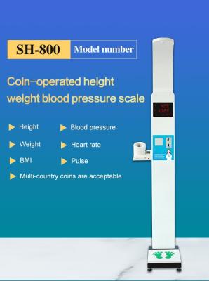 China Geführte Anzeigen-Blutdruck-Herz-Rate Height Weight Scale Physical-Prüfungs-Ausrüstung zu verkaufen