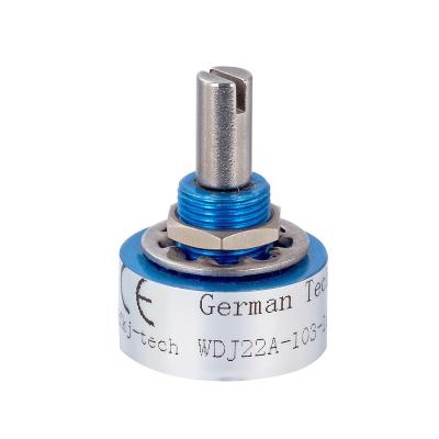 China Conductive Plastic Position Sensor WDJ22A Series High Precision Angle Displacement Sensor for sale