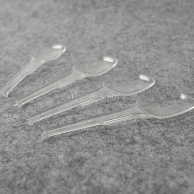 China Disposable mini plastic plastic spoons for ice cream gelato for sale