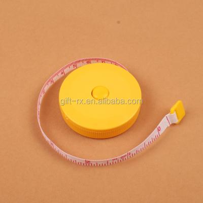 China Soft Portable Retractable Tape Measure PVC Plastic Tape Measure 1.5m Cute Promotional Soft Mini Measuring Tape Tool for sale