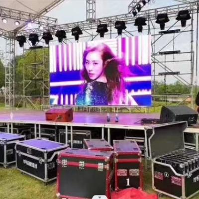 China Indoor / Outdoor Full Color Rental LED Display Screen LEDP4.81mm LED Display is easy to install and transport for sale