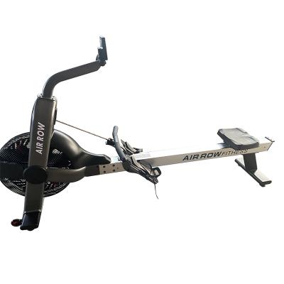 China 2021 New Design Universal Fitness Equipment Commercial Gym Equipment Fitness Exercise Wind Wind Air Rower Magnetic Rowing Machine With Monitor for sale