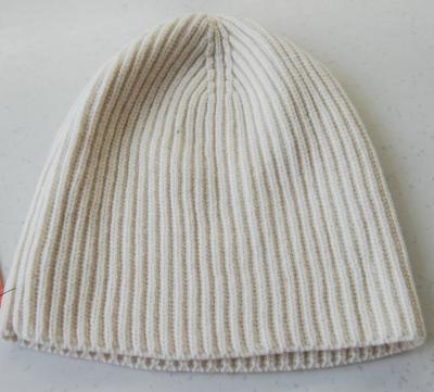 China Women Knitted Hat Ribs Knitting Patterns Accessories 2/28 nm Spinning Yarn OEM for sale