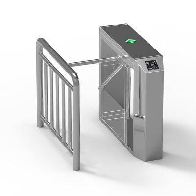 China Security Access Control Management RFID Access Control Tripod Turnstile Waist Biometric Height Turnstile For Construction Site zu verkaufen