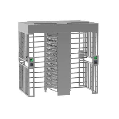 China Full Height Double Channel Full Height Turnstile Rotor Turnstile Rotor Supermark Subway Full Height Turnstile Manufacturer Shenzhen Access Control for sale