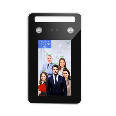 Cina Hot Selling Cloud Touch Screen 5 Inch IPS Screen Multi Face Recognition RFID Card Door Access Control System in vendita