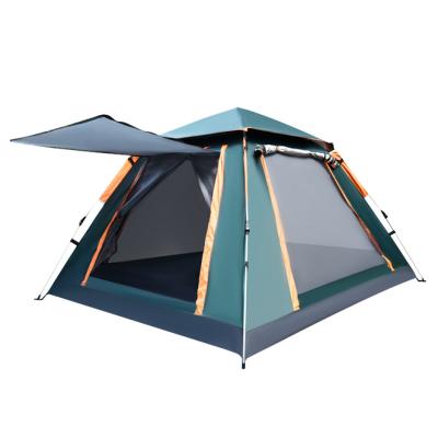 China Extended Type 4 Person Automatic Waterproof Automatic Camping Tent With Carrying Case for sale