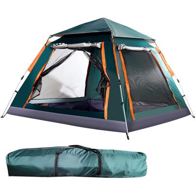 China Extended type 2 person winter foldable large noise high quality outdoor family camping tents for sale for sale