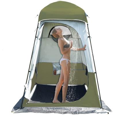 China Extended Type Portable Pop Up Privacy Double Camping Toilet Dressing Sun Shelter Fishing Shower Pop Up Tent for sale