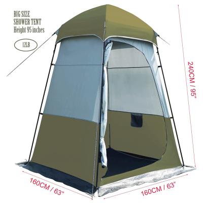 China Extended Type Outdoor Privacy Shelter Dressing Changing Room Shower Camping Toilet Tents for sale