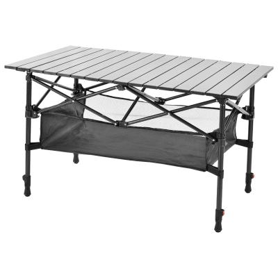 China Outdoor picnic barbecue table long stall table modern ultralight aluminum alloy camping table for sale