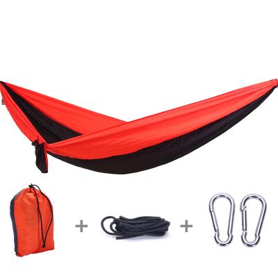 China Adult Soft Outdoor Portable Double Ripstop Nylon Camping Hammock Double for sale