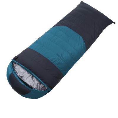 China Waterproof Outdoor Adult Camping Portable Thickened Sleep Gear For Adults Cold Proof Duck Down Sleeping Bag for sale