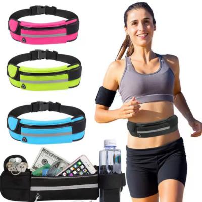 China Water Proof Running Belt Waist Pack - Fanny Pack For Women Men Zipper Adjustable With Earphone Hole Adjustable Pouch For Walking Traveling for sale