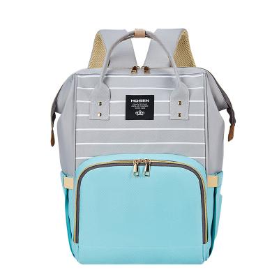 China Freesize High Quality Water Proof Comfortable Diaper Bag Multiple Color Mommy Backpack for sale