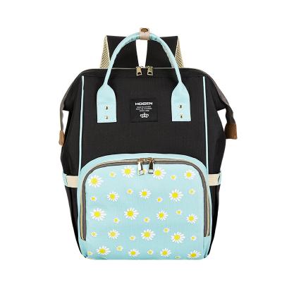 China New Style Large Capacity Water Resistant Printed Bag Mom Multicolor Custom Outdoor Traveling Maternity Backpack for sale