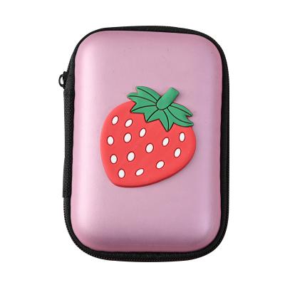 China Fashion Factory Wholesale Cute Waterproof EVA Coin Purse Earphone Storage Bag Mini Size Bag Cable Storage for sale