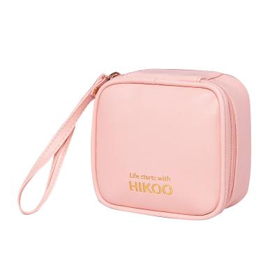 China Factory Durable PU Leather Pad Female Handbag Waterproof Makeup Storage Bag For Girl Women's Mini Cosmetic Bag for sale