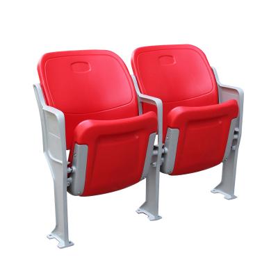 China Football Stadium Anti-UV Chair Fixed Stadium Bleach Seat Auto Rocking Plastic Folding Chair for sale