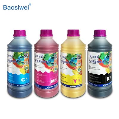 China Tinta de disolvente ecológico Baosiwei para impresión digital Varios cabezas de impresión en venta