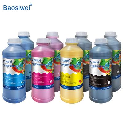 China Tinta de disolvente ecológico Baosiwei adecuada para varios cabezas de impresión / 8 color en venta