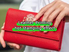 Baosiwei leather printing & hot stamping effect