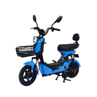 China Standard Steel Frame Comfortable Seats Bike With Electronic Battery Long Range Lead Acid Bicycles for sale