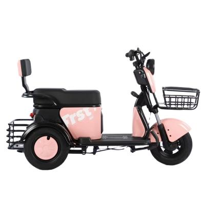 China China Factory Manufacturer Fashionable Luxury Customized High Power Adult Tricycle Logo 48V Carbon Steel Closed EEC Passenger for sale