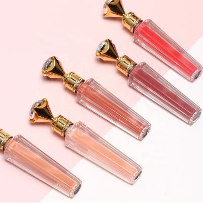 China Wholesale Waterproof No Logo Waterproof Lip Gloss Colors Shimmer Vegan Private Label Lip Gloss Gloss High Quality for sale