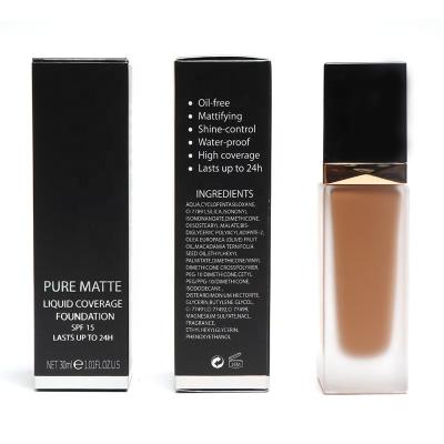 China Moisturizer No Logo Full Coverage Base Private Label Liquid Face Make Up Matte Beauty Bulk Foundation Makeup Waterproof for sale