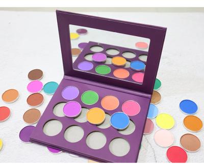 China Top Quality Best Waterproof Dye Matte Shimmer Eyeshadow Makeup Palette Packaging Custom Personalized for sale