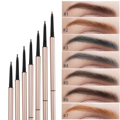 China Wholesale Waterproof Women Eyebrow OEM Logo Beauty Makeup Eyebrow Long Lasting Waterproof Eyebrow Pencil for sale