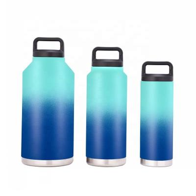 China Sustainable Double Wall Sweat Proof 18oz 26oz 36oz 64oz Popular insulated double Wall Stainless Steel Water for sale